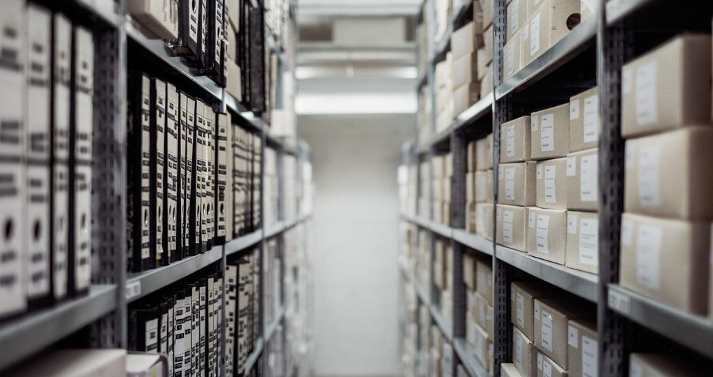 Archive, boxes, shelf — Forex Risk Management Tools to Protect Capital and Control Trading Exposure