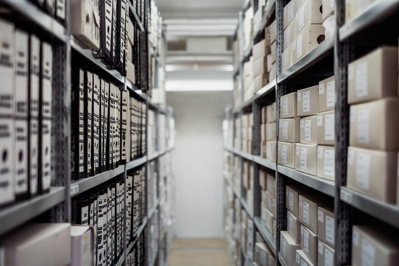 Archive, boxes, shelf — Forex Risk Management Tools to Protect Capital and Control Trading Exposure